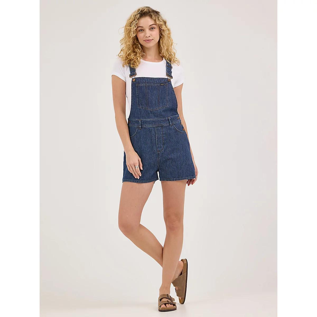 Women's Denim Shortall | Women's DRESSES & JUMPSUITS | Wrangler® Product Image