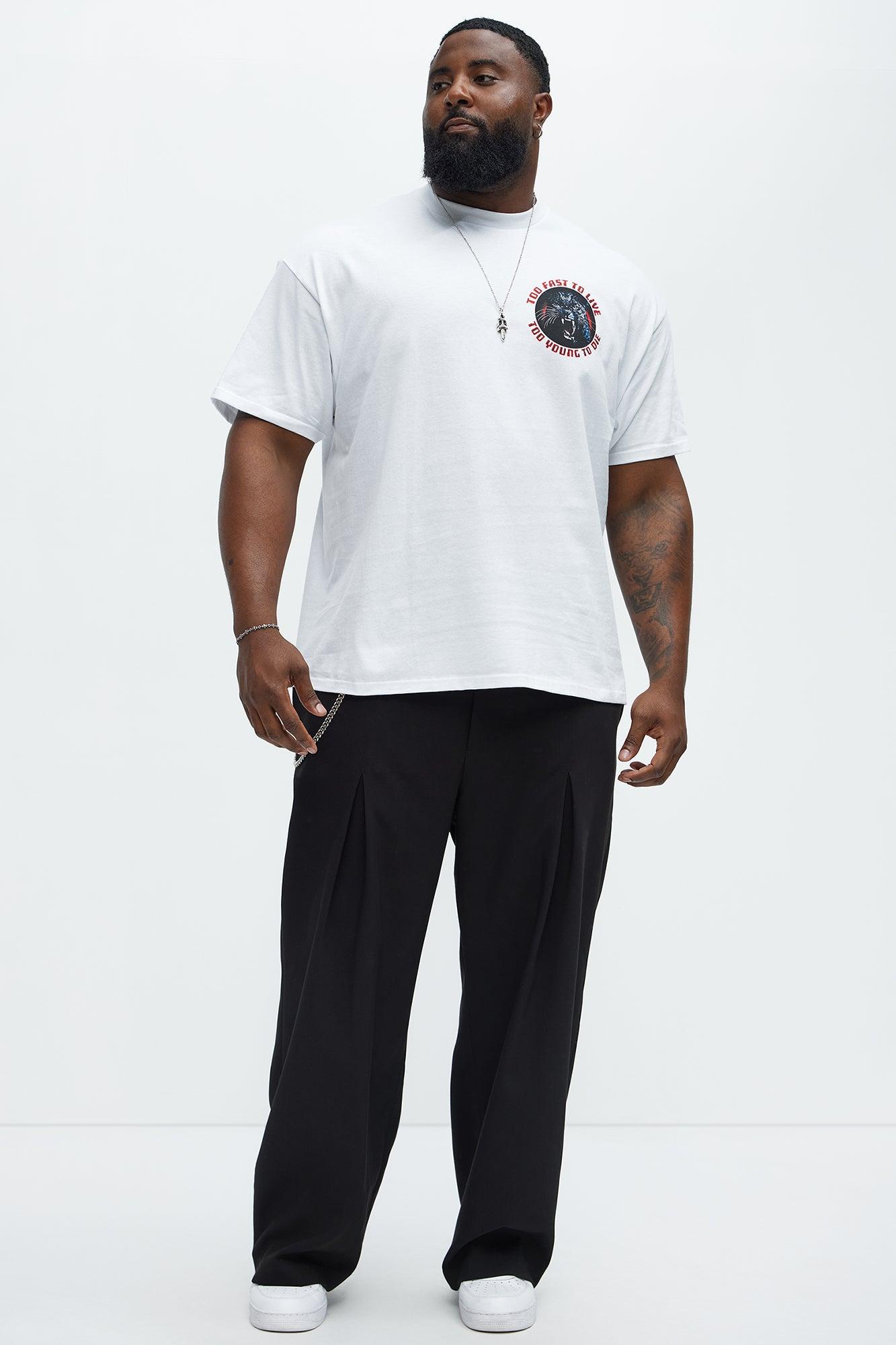 Too Fast To Live Short Sleeve Tee - White Product Image