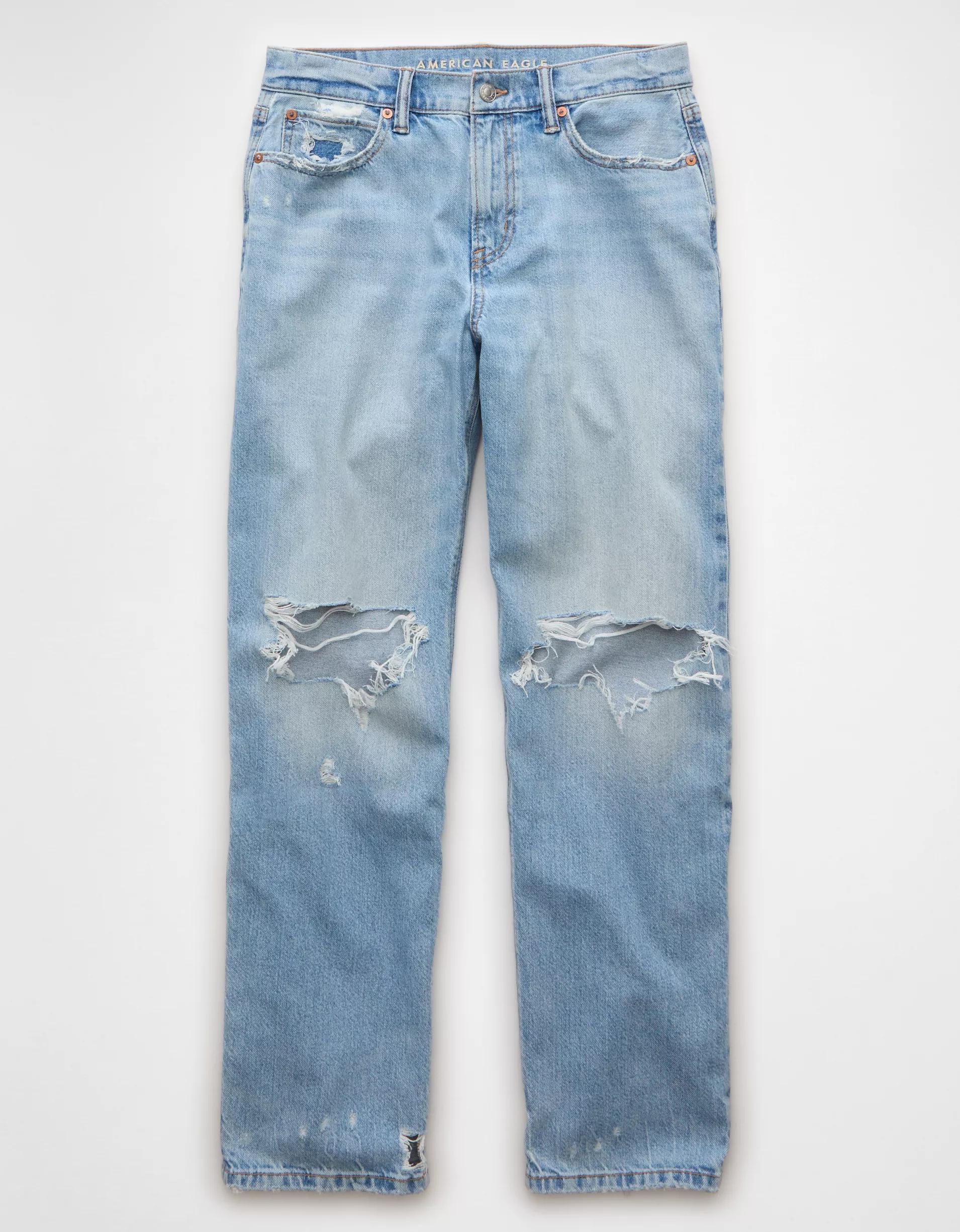 AE Strigid Ripped Low-Rise Ex-Boyfriend Jean Product Image