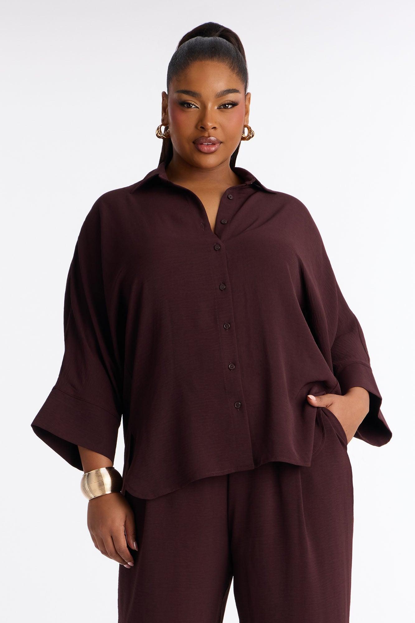 Tiana Pant Set - Chocolate Female Product Image