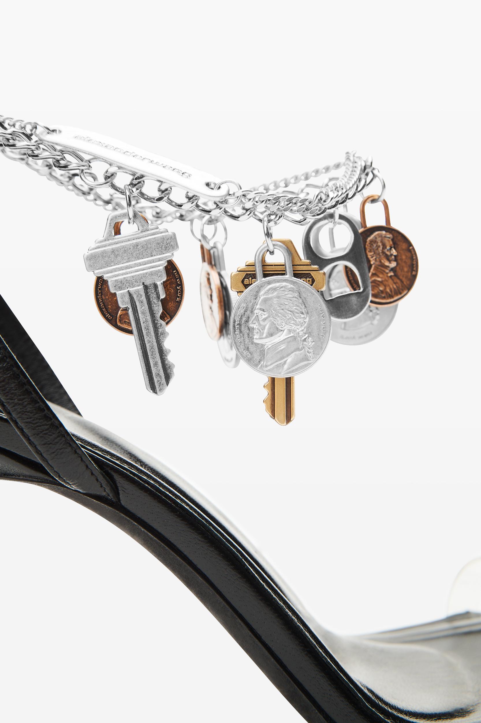 Black Nappa Leather Ariana Sandal Product Image