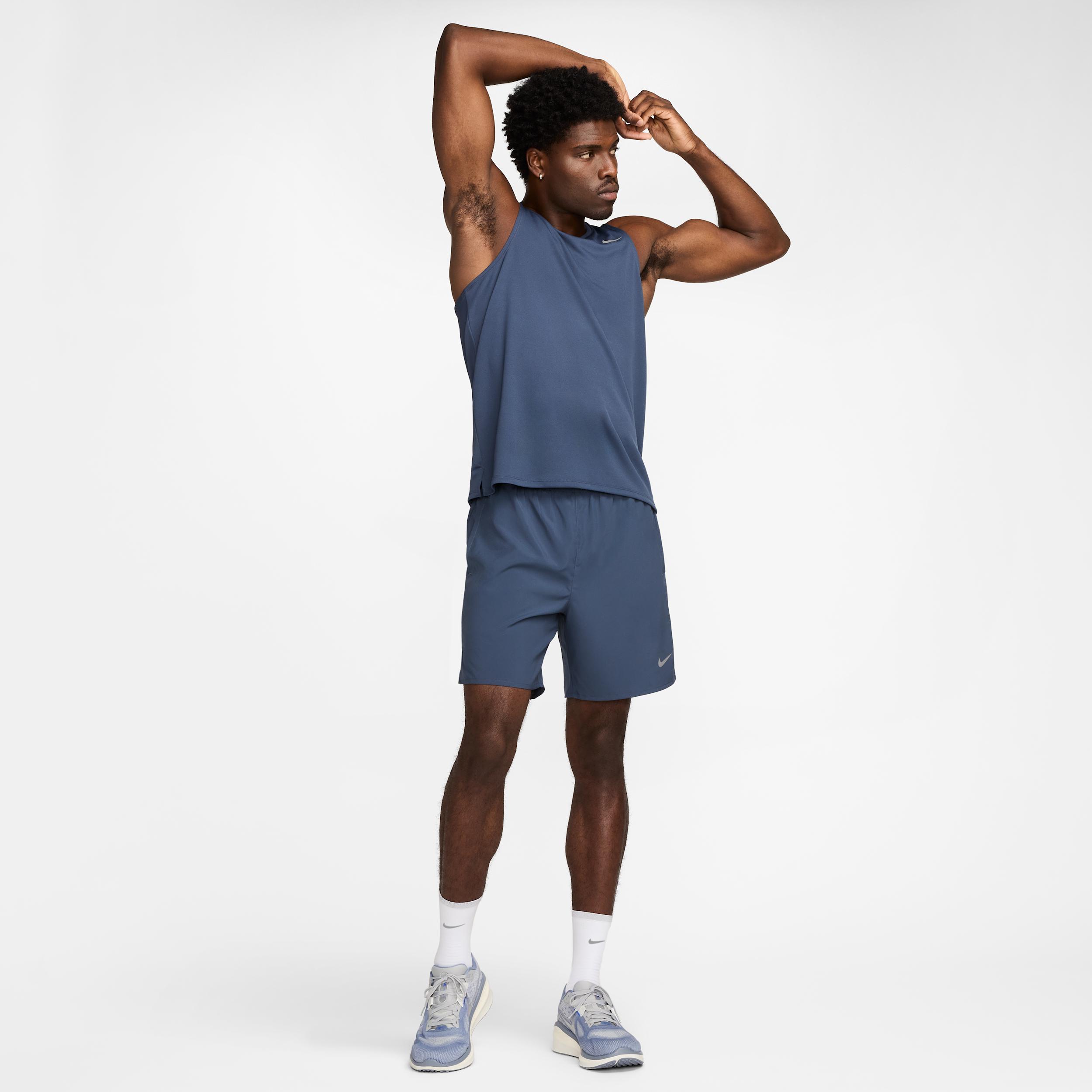 Nike Mens Challenger Dri-FIT 7 2-in-1 Running Shorts | DV9357-437 Product Image