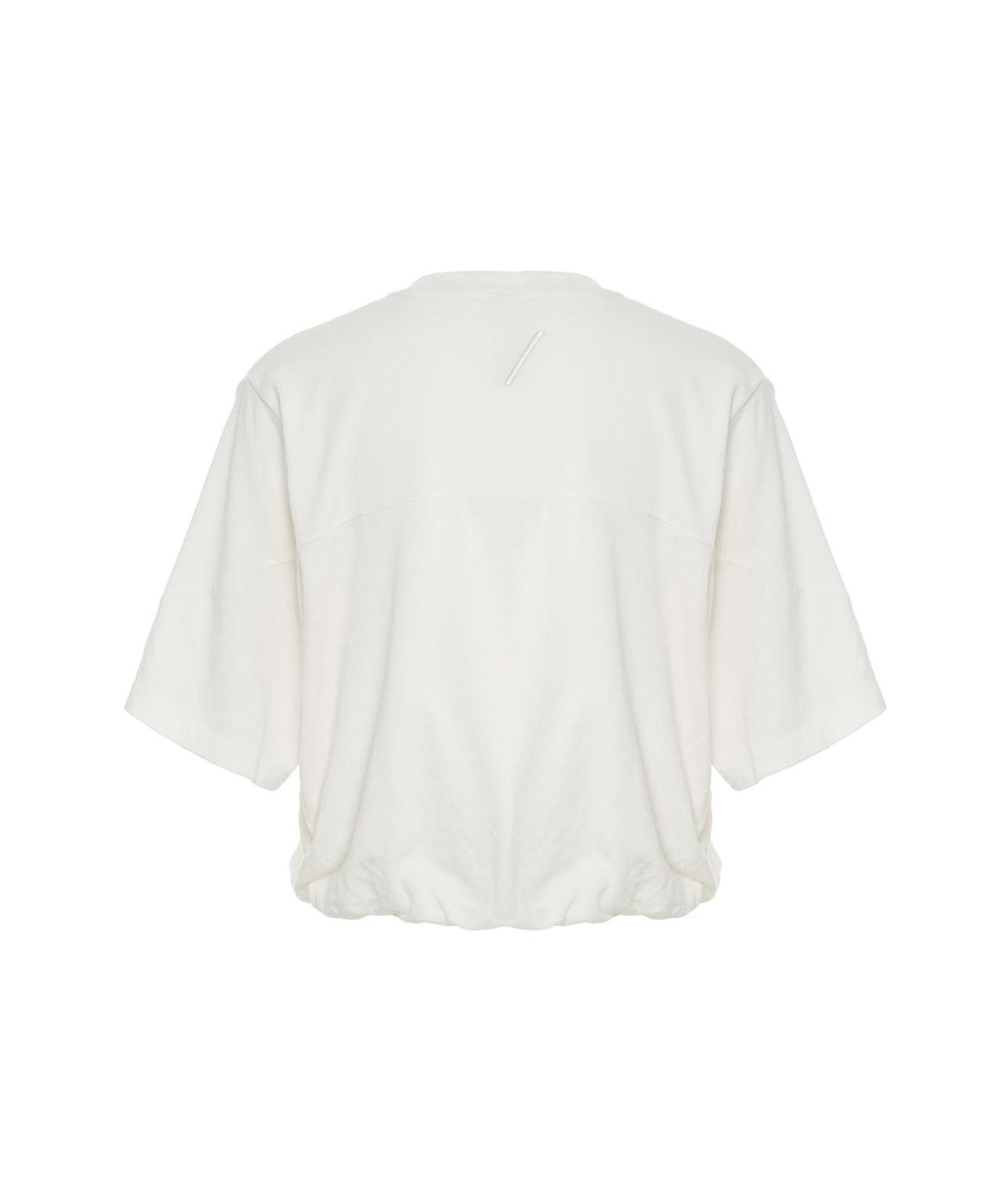 T-shirt with gathered hem Product Image