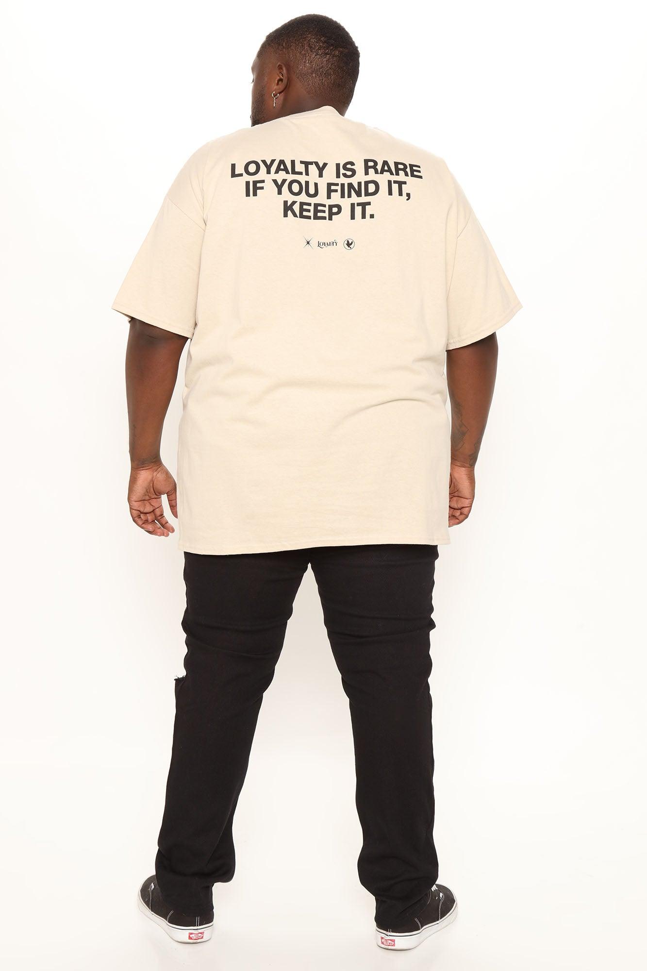 Loyalty Is Rare Short Sleeve Tee - Sand Product Image