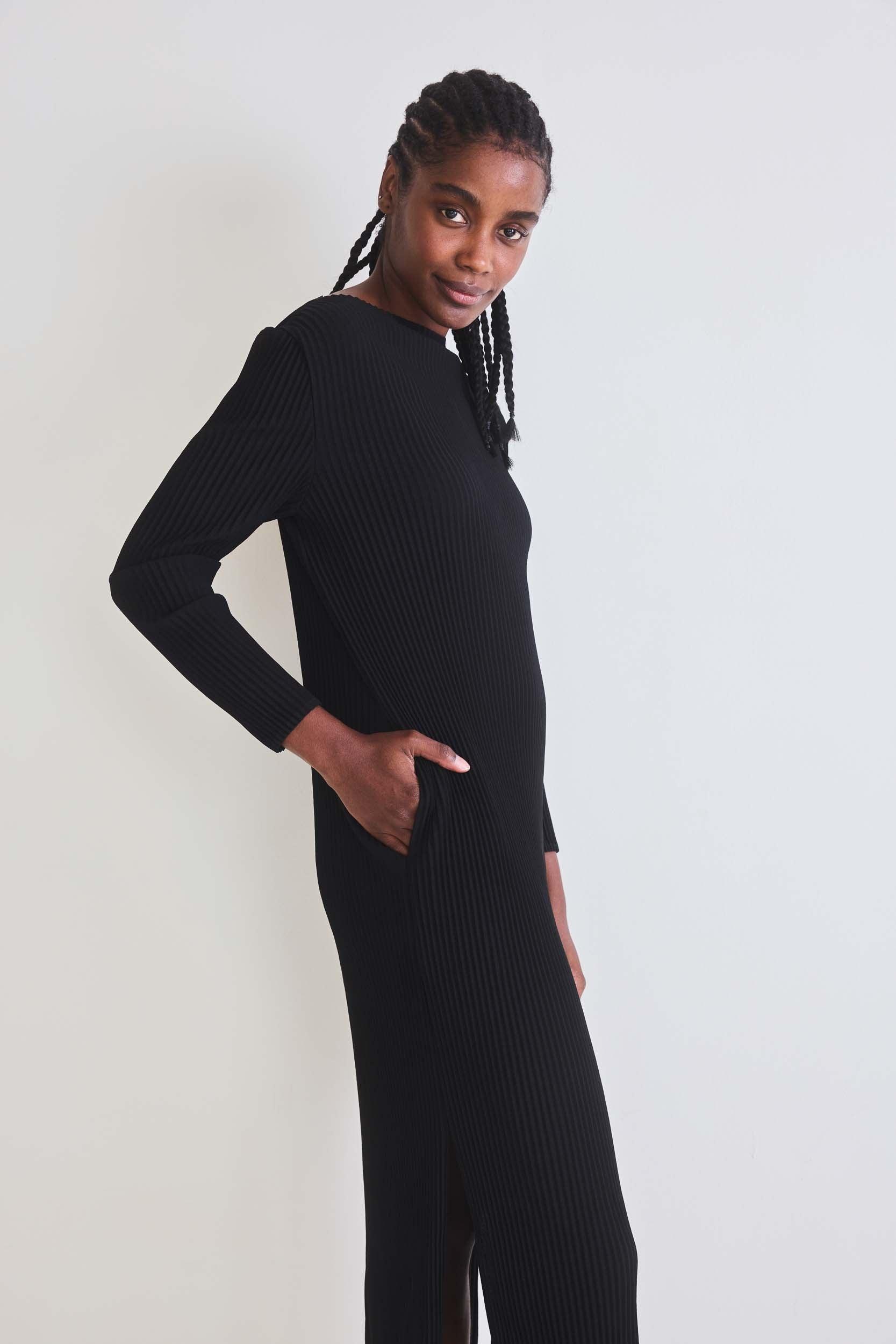 Gallery Plissé Pleated Dress Product Image