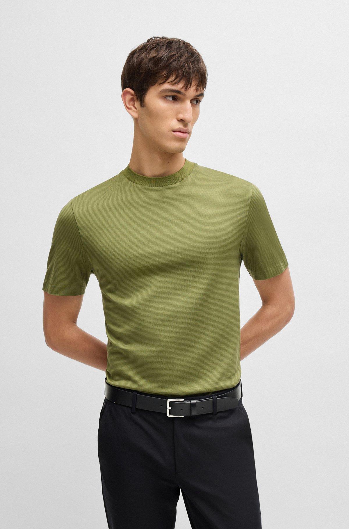 BOSS - Italian-leather belt with silver-tone buckle - Black Product Image