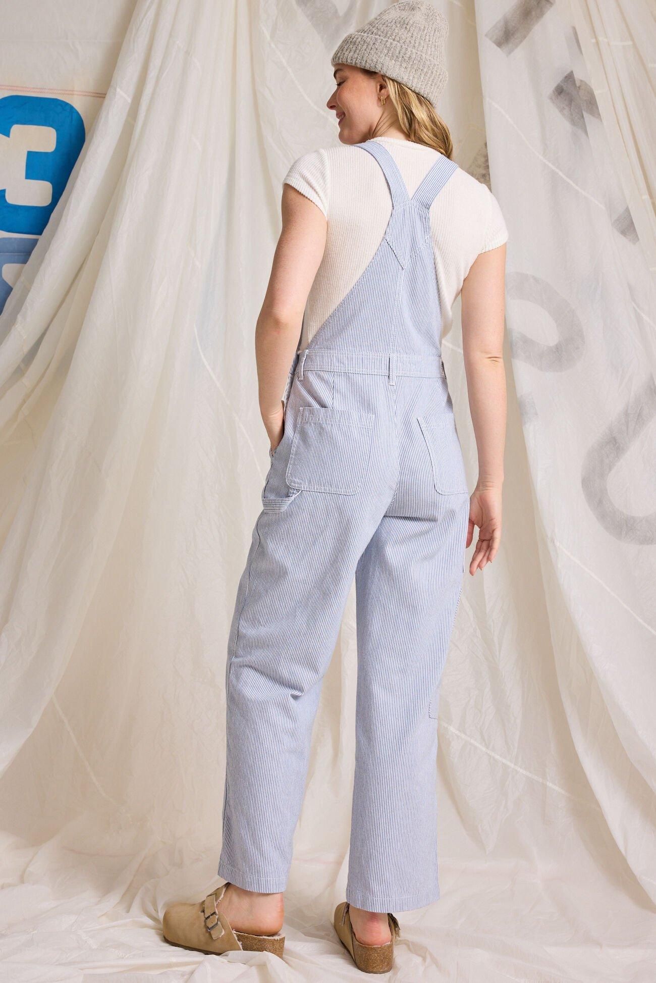 Brie Striped Overalls Product Image