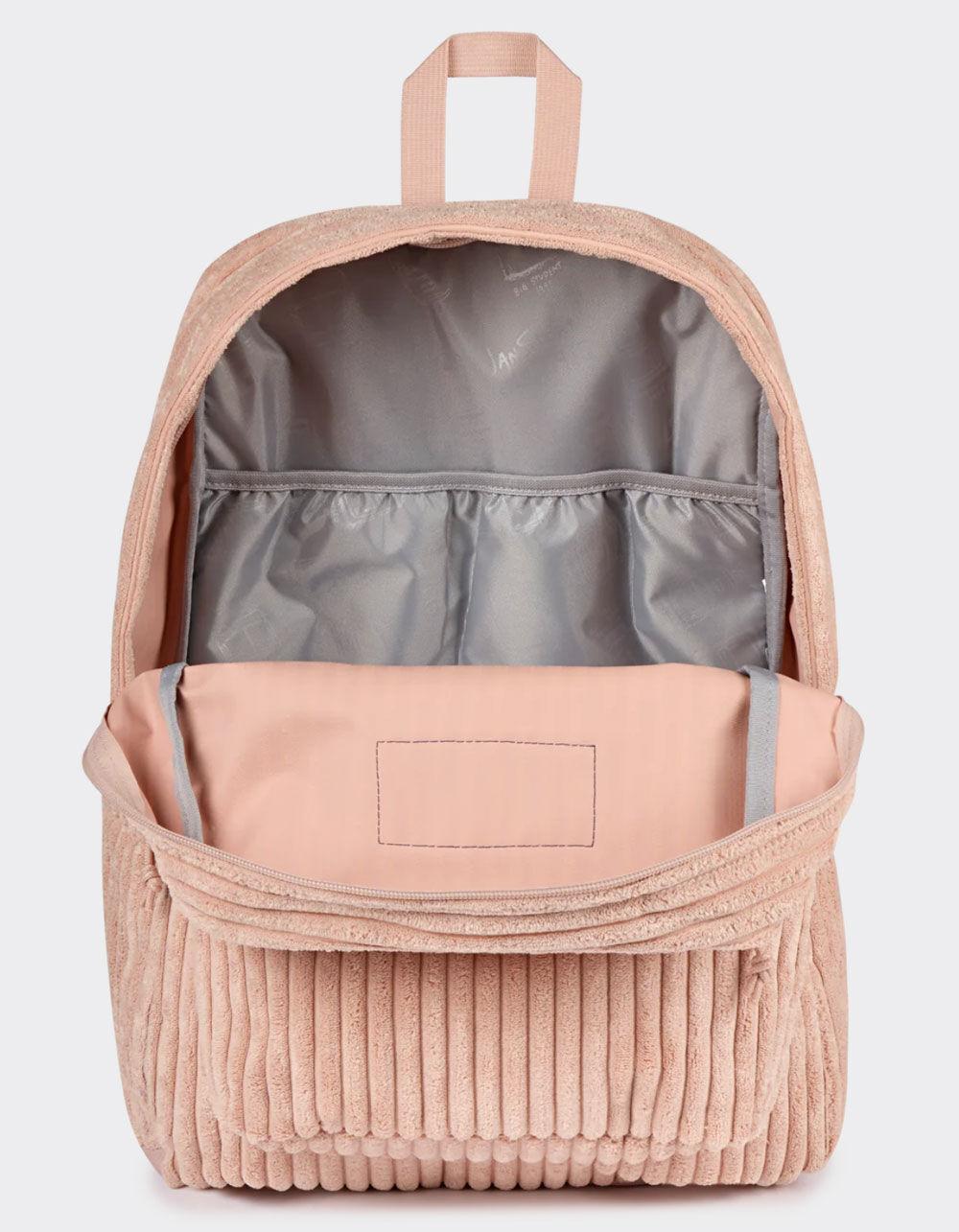JANSPORT SuperBreak Plus FX Backpack - SURREAL CORDUROY MISTY ROSE Product Image