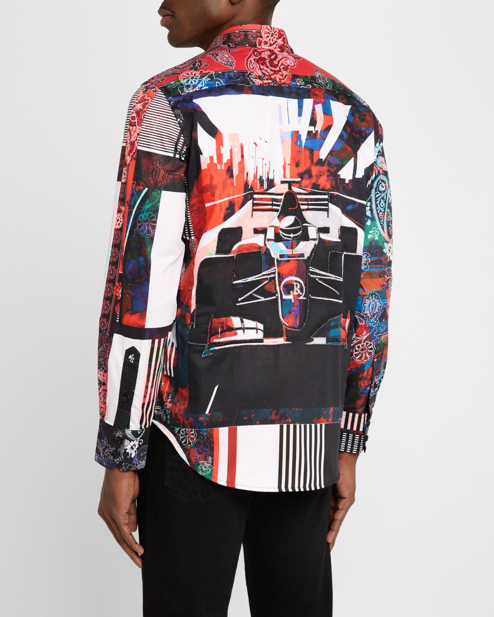 Mens Winners Circle Cotton Stretch Sport Shirt Product Image