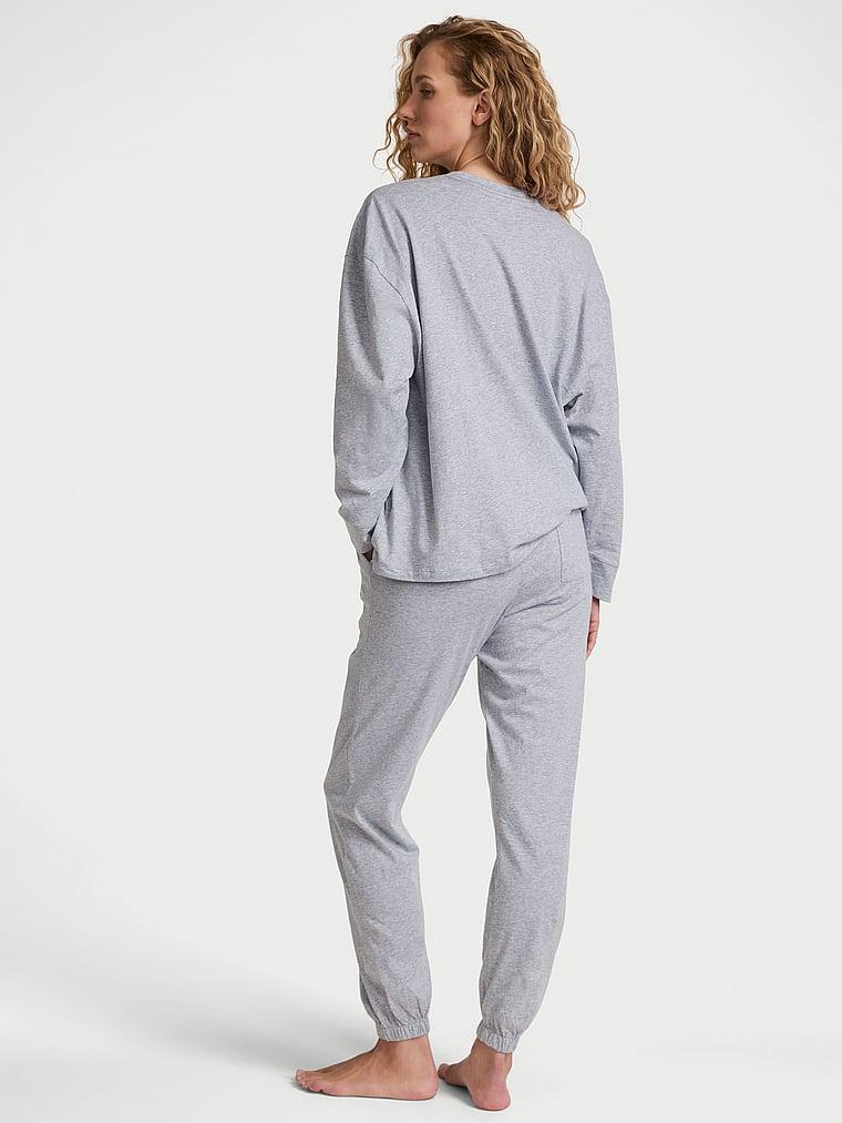 100% Cotton Long Pajama Set Product Image