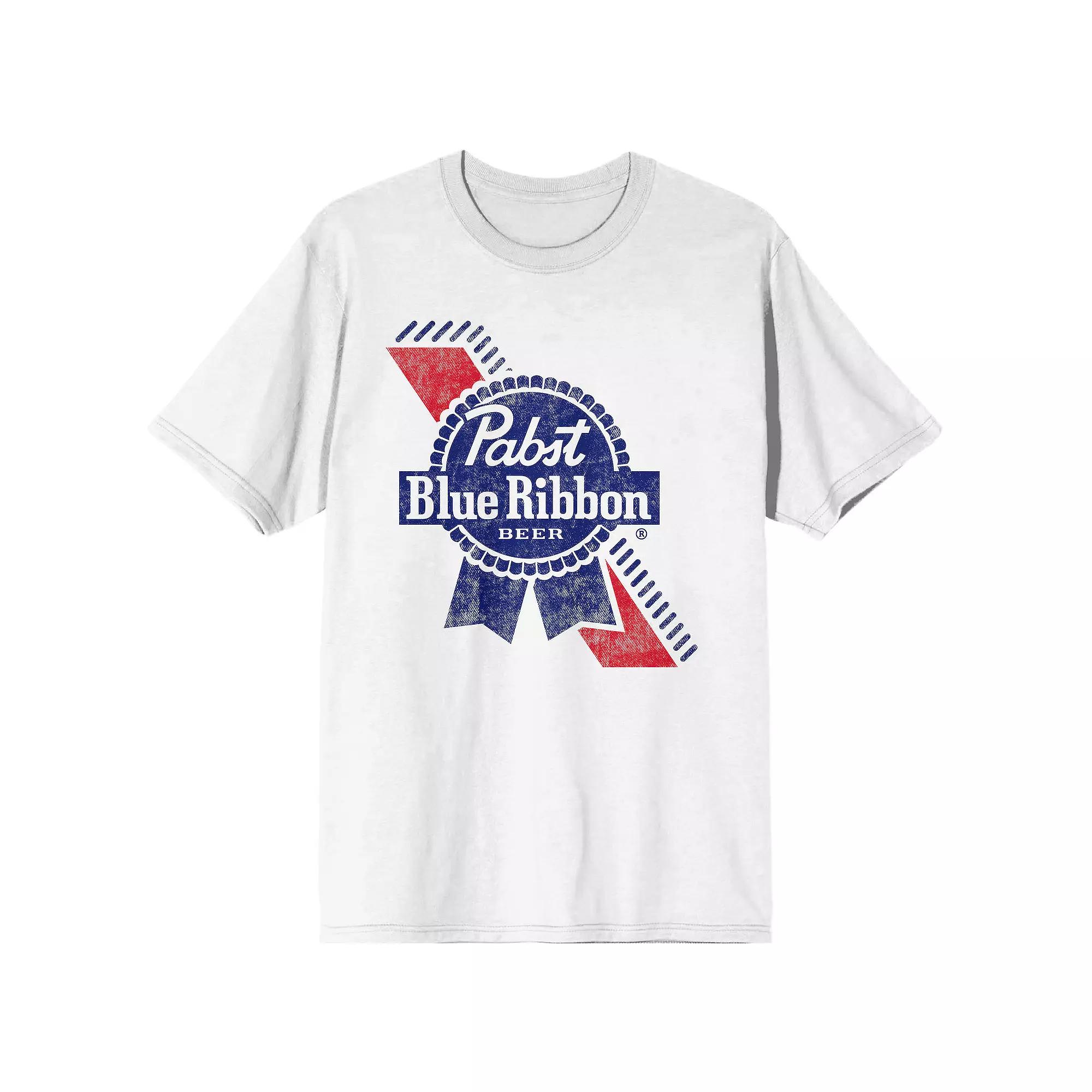Men's Pabst Blue Ribbon Logo Tee,  Product Image