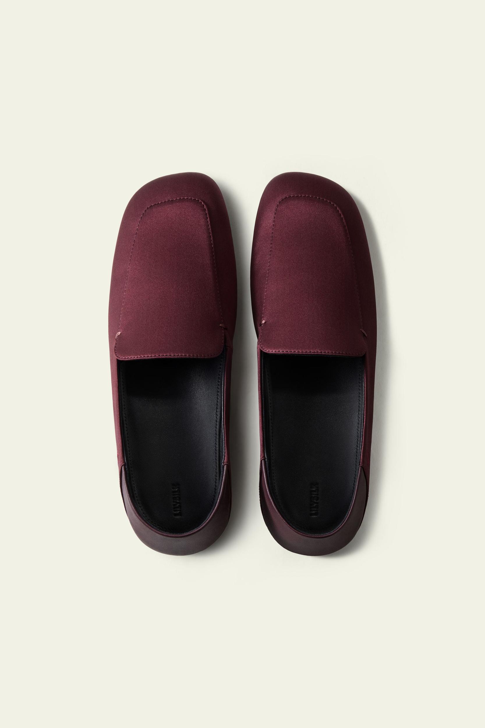 Serena Silk Leather Loafers Product Image