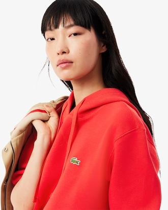 Relaxed Fit Piqué Hoodie Product Image