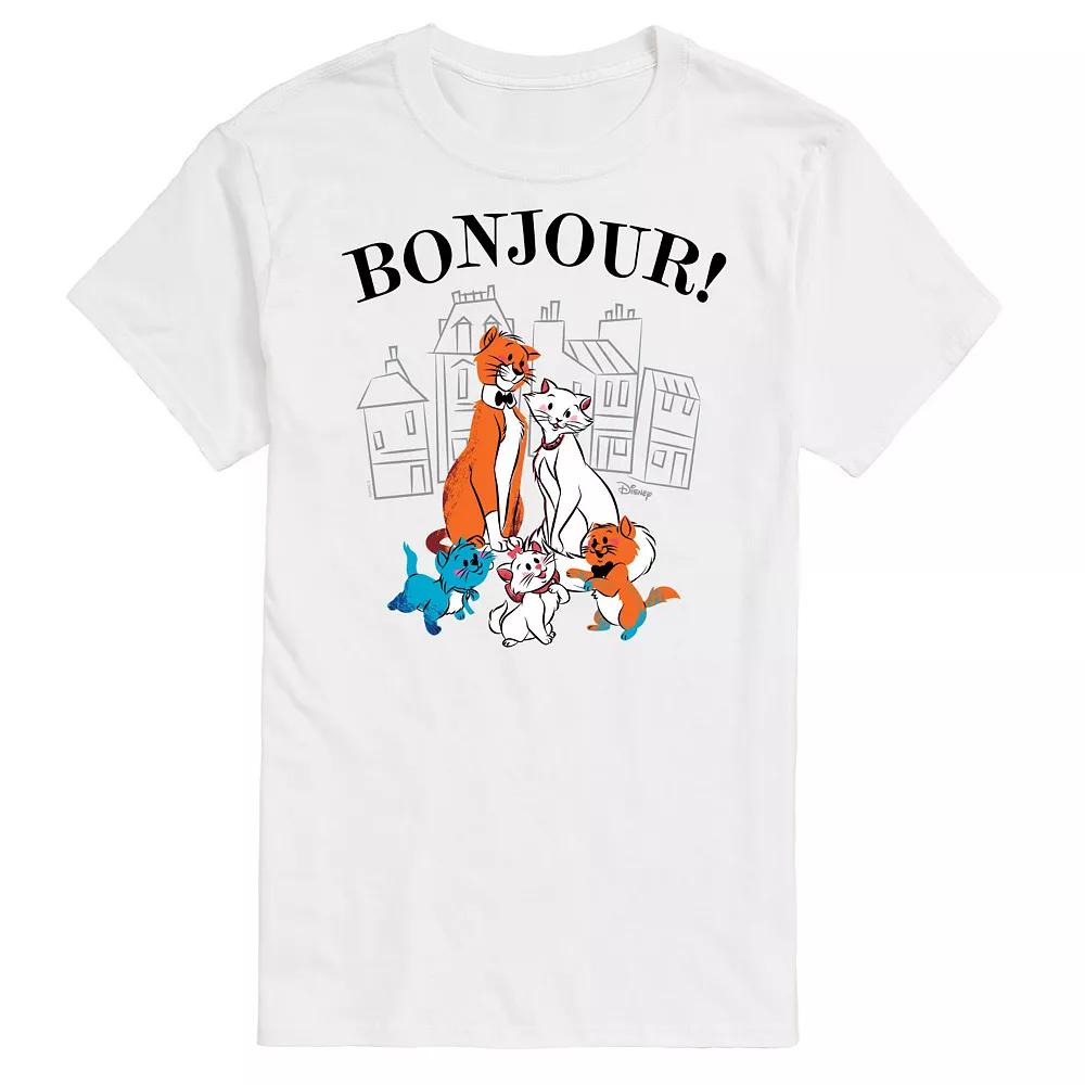 Disney's Aristocats Big & Tall Bonjour Graphic Tee, Men's,  Product Image