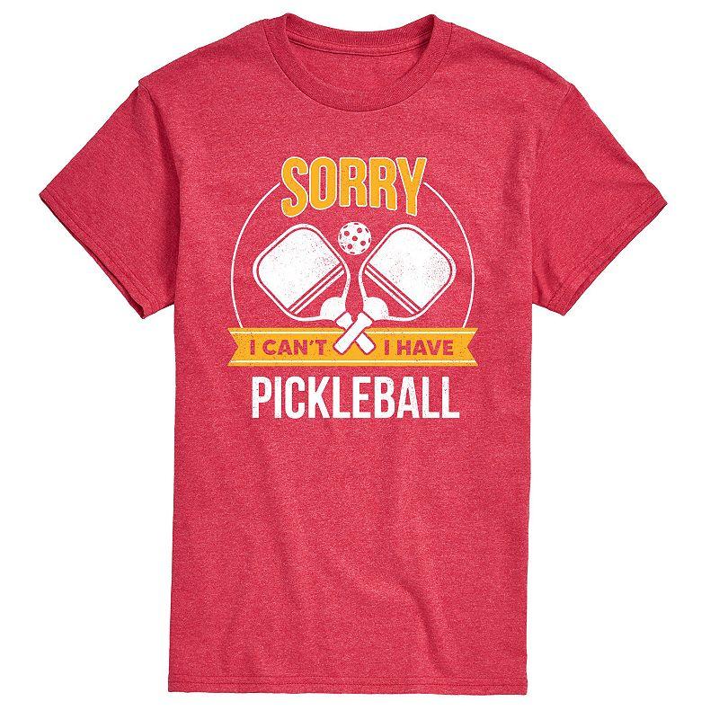 Men's Sorry Can't Pickleball Tee,  Product Image