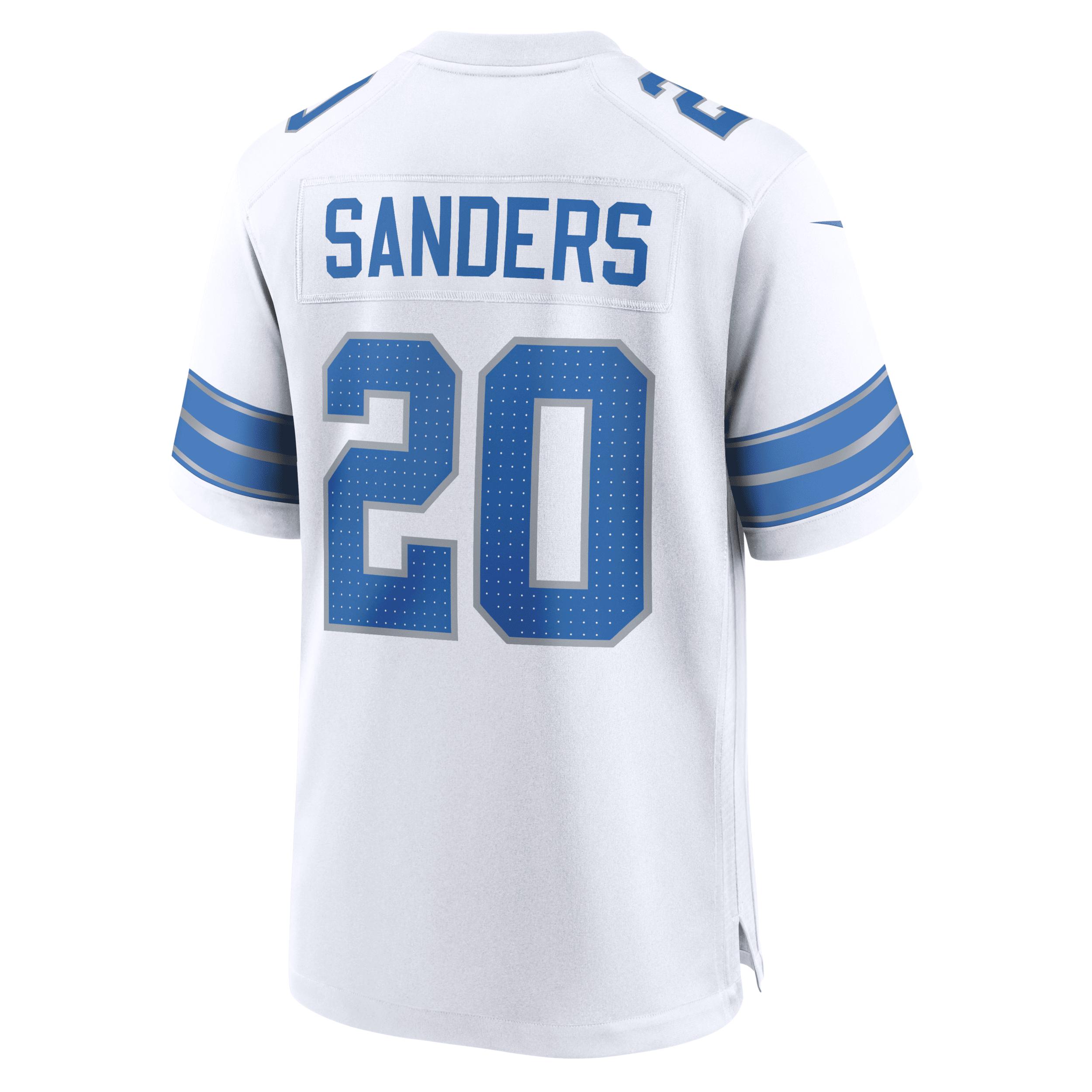 Men's Nike Barry Sanders White Detroit Lions Retired Player Game Jersey,  Product Image