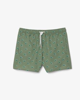Crocodile Print Swim Trunks Product Image