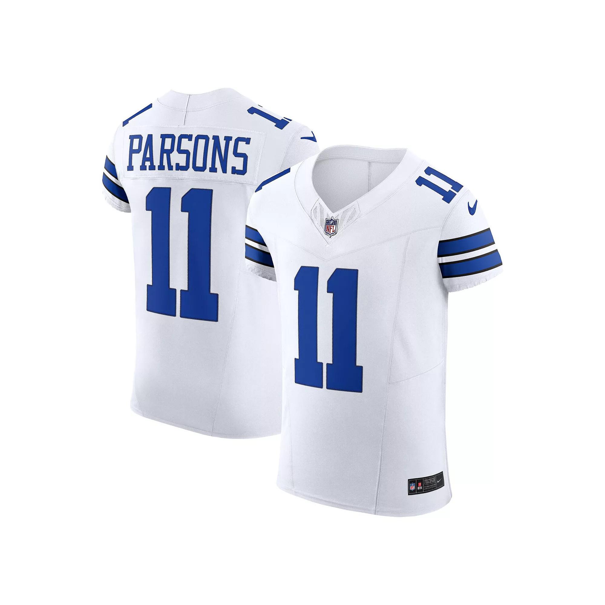 Men's Nike Micah Parsons White Dallas Cowboys Vapor F.U.S.E. Elite Jersey, Size: 56 Product Image