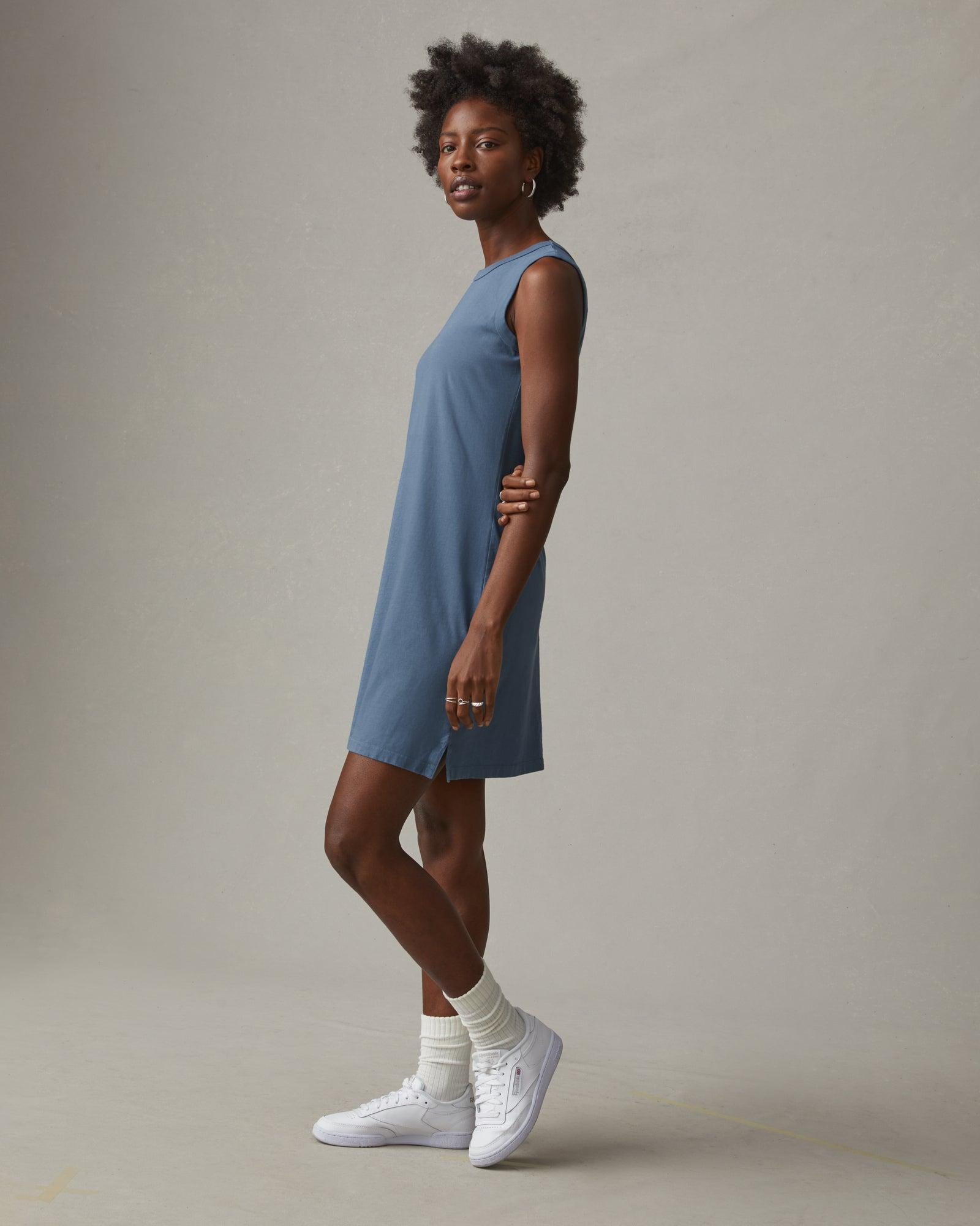 Women's Muscle Tee Dress - Bluefin Female Product Image