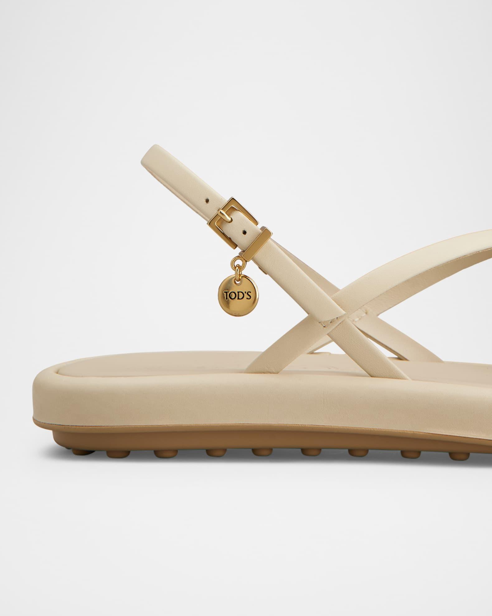 Multi-Strap Leather Toe-Loop Sandals Product Image