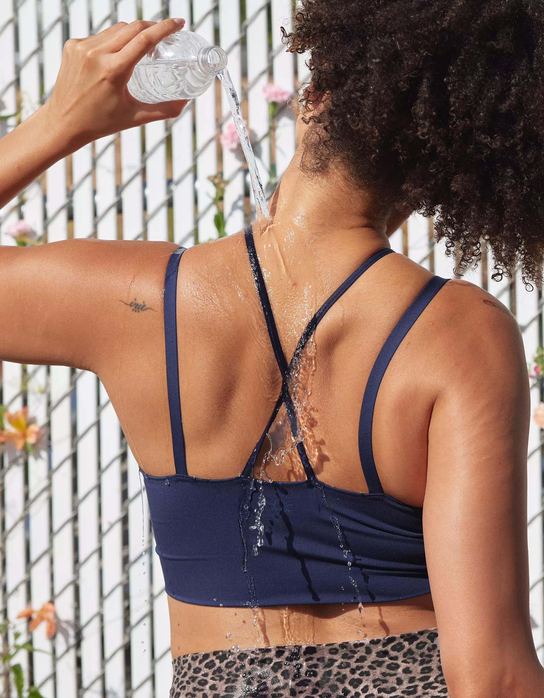 OFFLINE By Aerie Real Me Hold Up! Keyhole Sports Bra Product Image