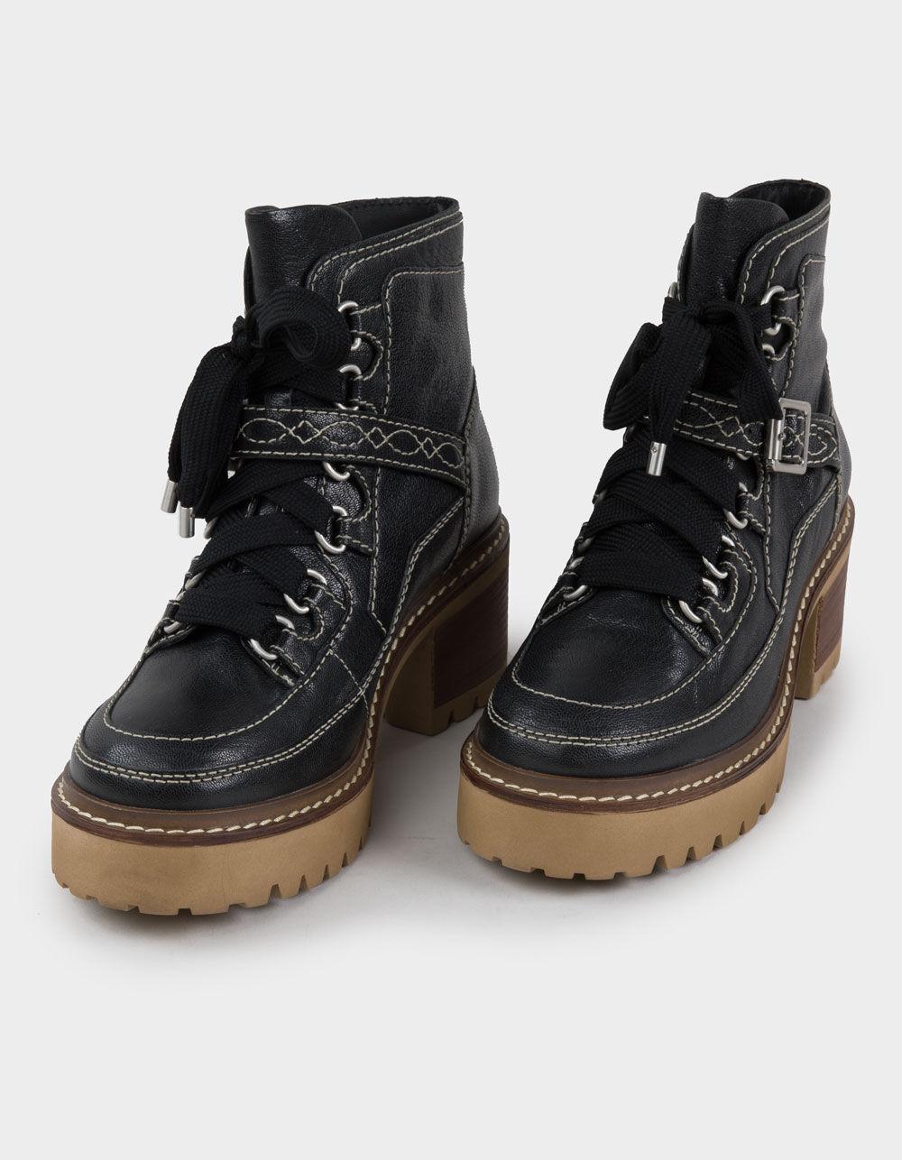 FREE PEOPLE Jasper Hiker Womens Ankle Boots - BLACK Product Image