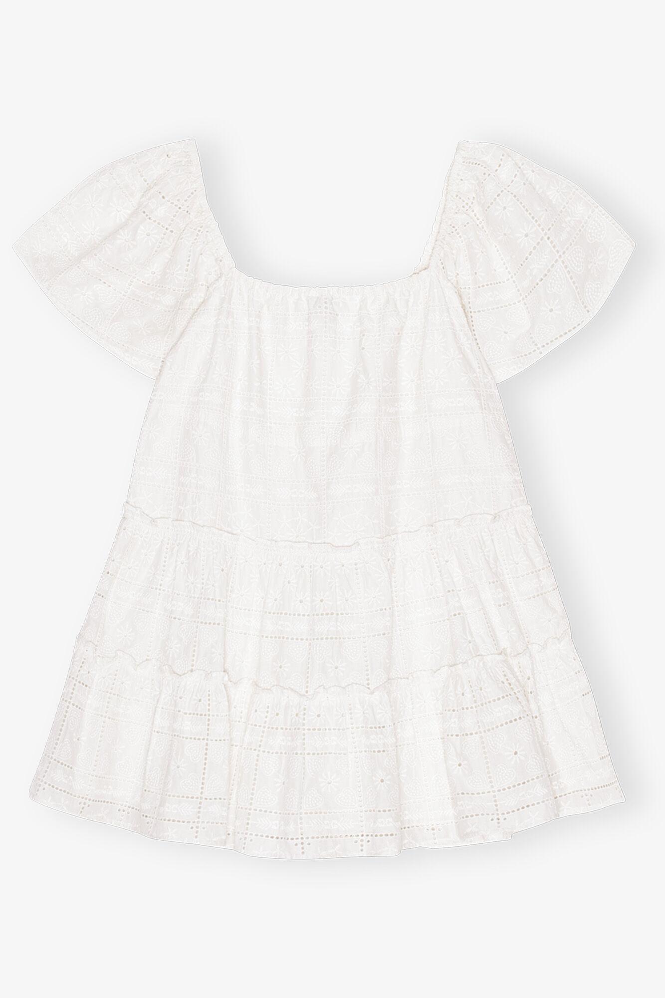 White Broderie Anglaise Layer Dress Product Image