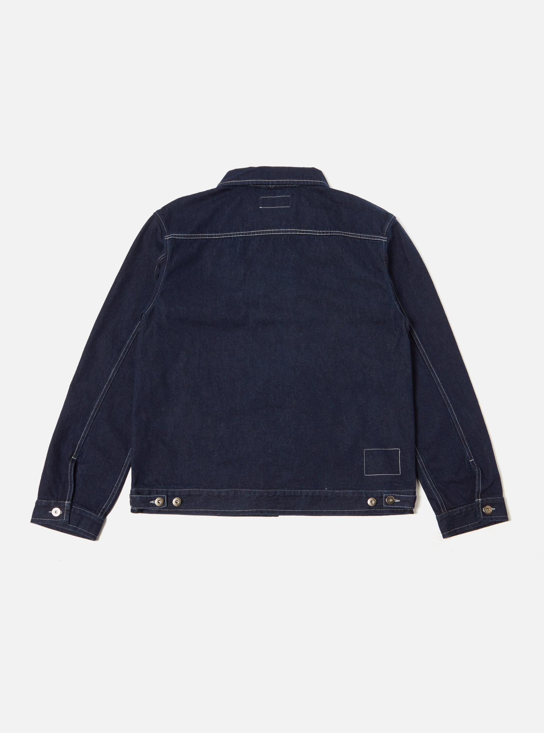 Indigo 11oz Denim Trucker Jacket Product Image