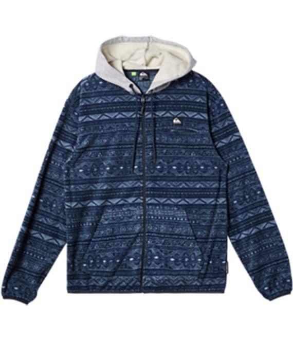 Quiksilver Surf Days Polar Fleece Plaid Hooded Jacket Product Image