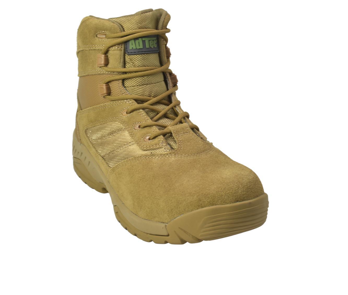 Men's AdTec 6" Suede Side Zip Tactical Work Boots Product Image