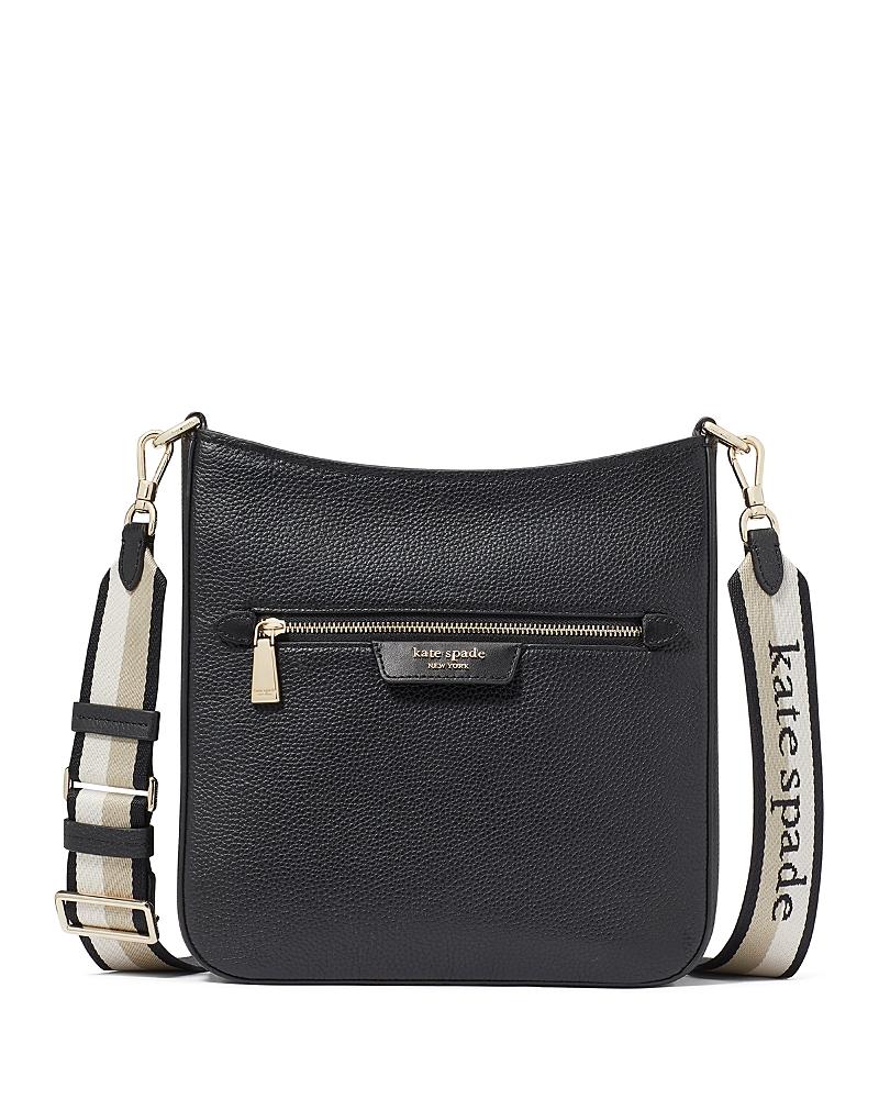 kate spade new york Hudson Pebbled Leather Messenger Crossbody Product Image