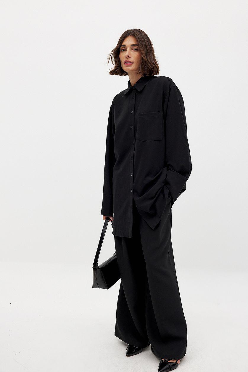 Oversized Shirt Dress Product Image