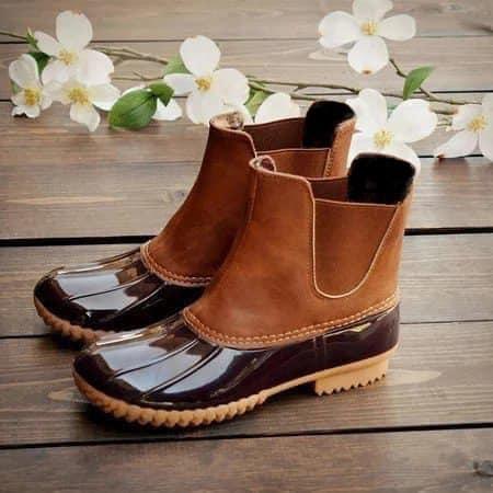 11120   Lace-Up & Slip-On Duck Boots Product Image