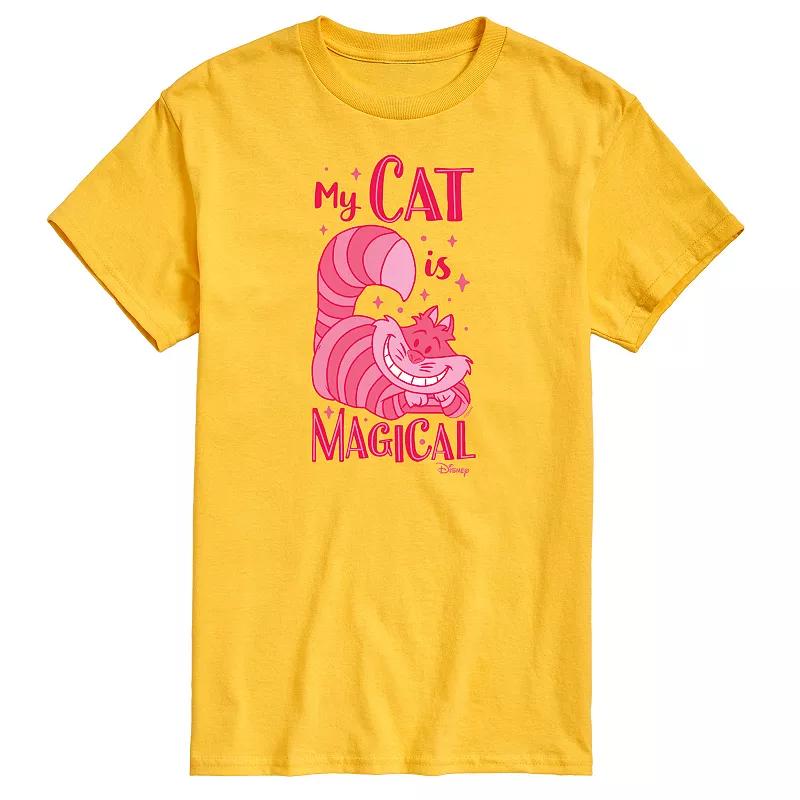 Disneys Alice in Wonderland Mens My Cat Is Magical Graphic Tee Product Image