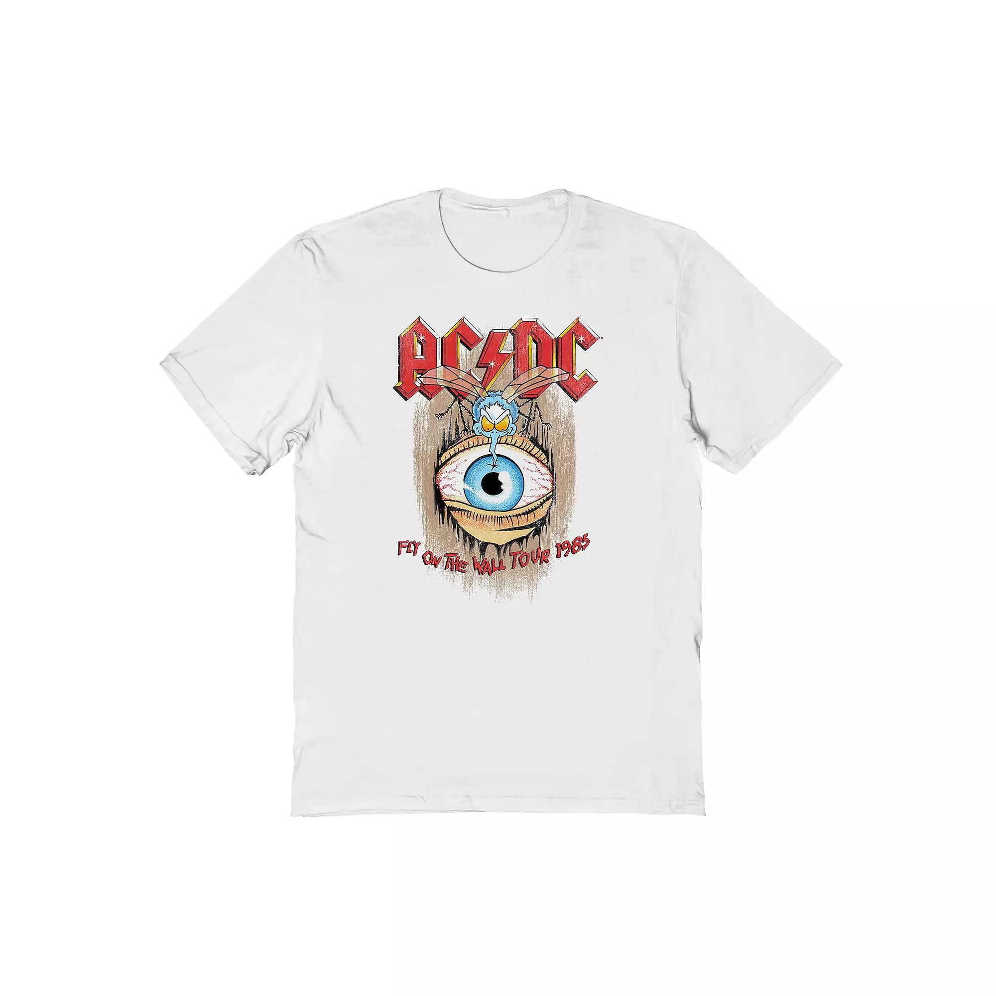 Men's ACDC Graphic Tee, Size: Large, White Product Image