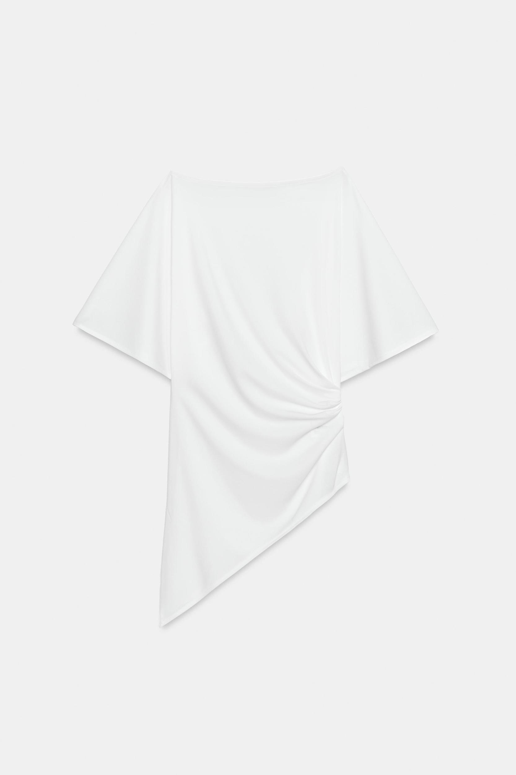 DRAPED ASYMMETRIC TOP Product Image