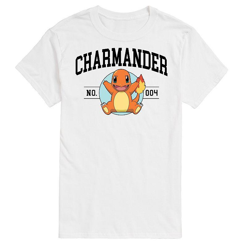 Big & Tall Pokemon Charmander Collegiate Graphic Tee, Men's,  Product Image