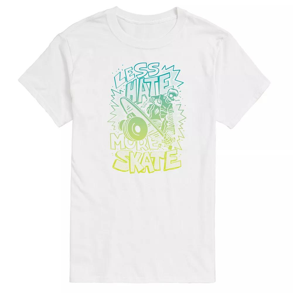 Men's Less Hate More Skate Graphic Tee,  Product Image