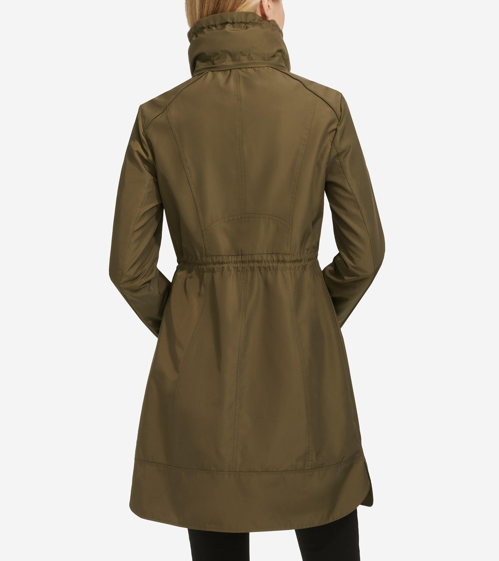 Cole Haan Womens Packable Rain Jacket Water-Resistant Product Image