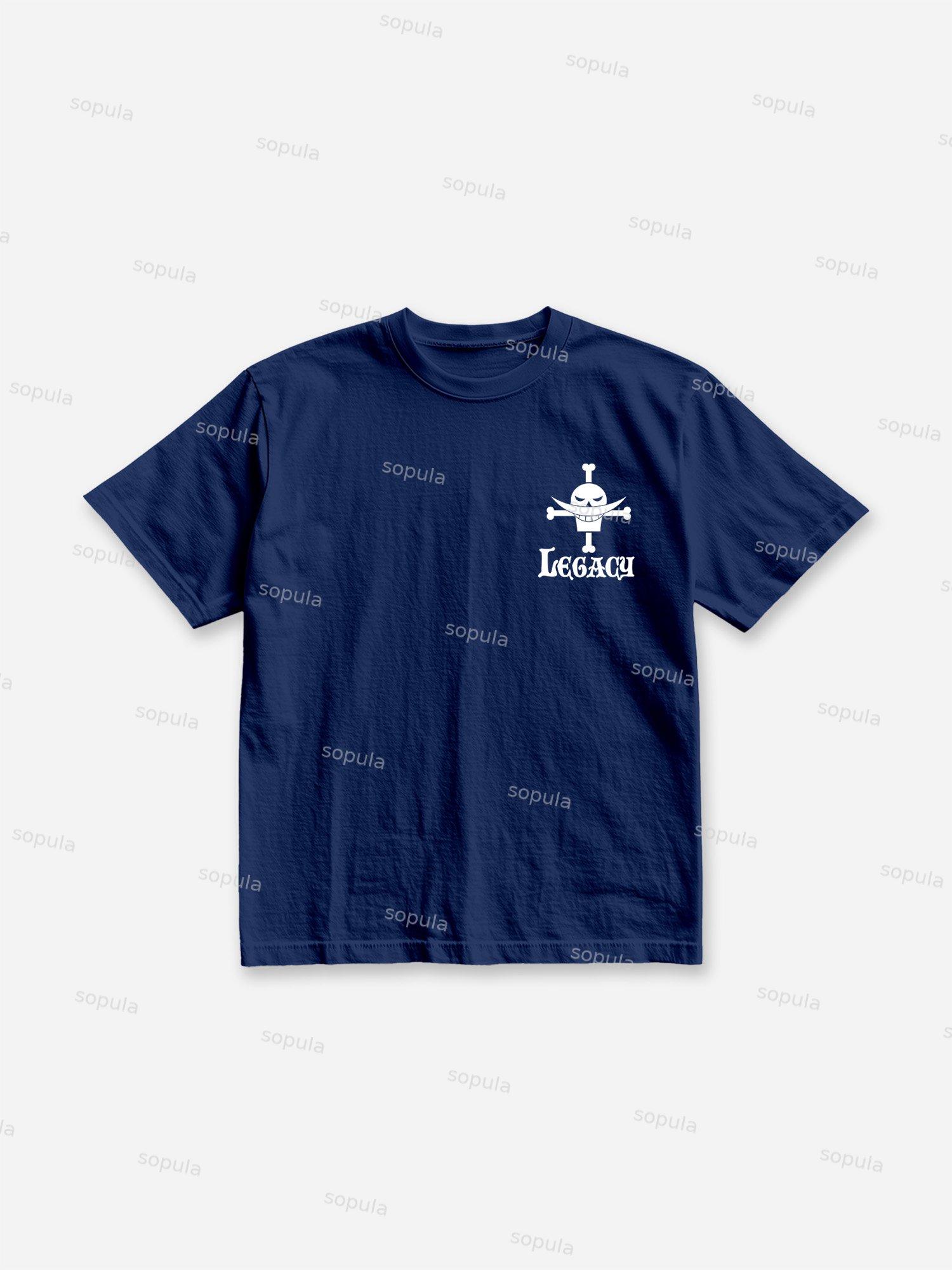 Anime Graphic Legacy Print Cotton T-shirt Product Image