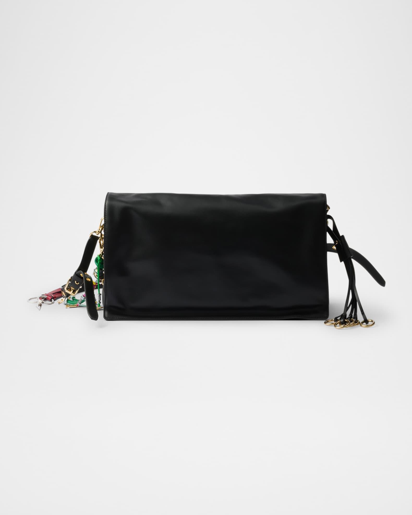 Soft Sound Large Leather Shoulder Bag with Charms Product Image