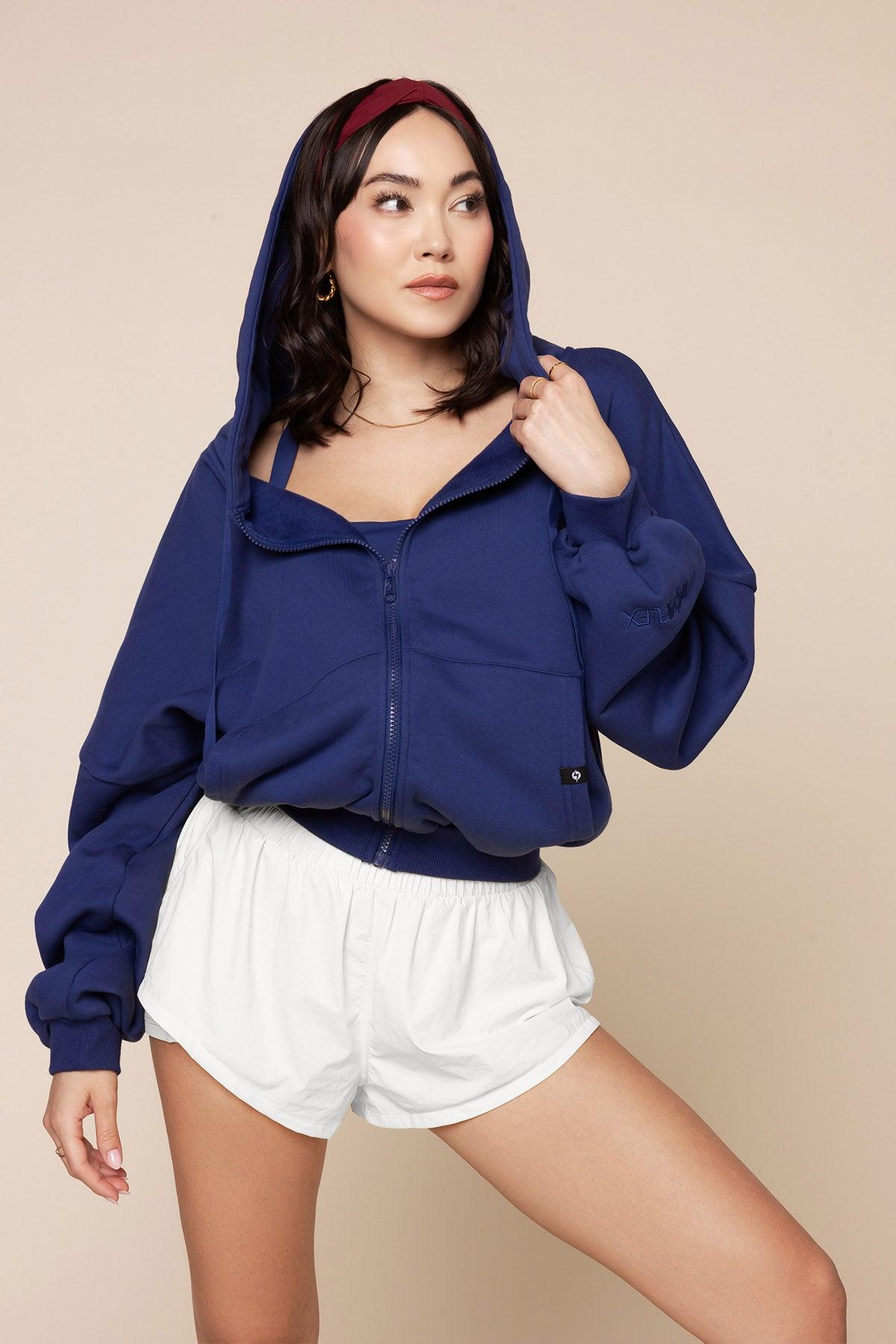 Zip Cloud Hoodie - Blush Product Image