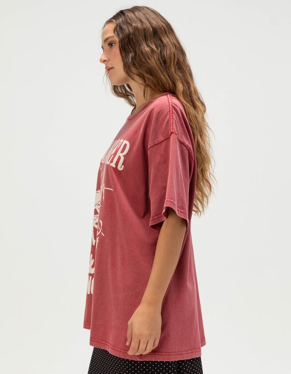 WRANGLER Since 1947 Womens Boyfriend Tee - RED Product Image