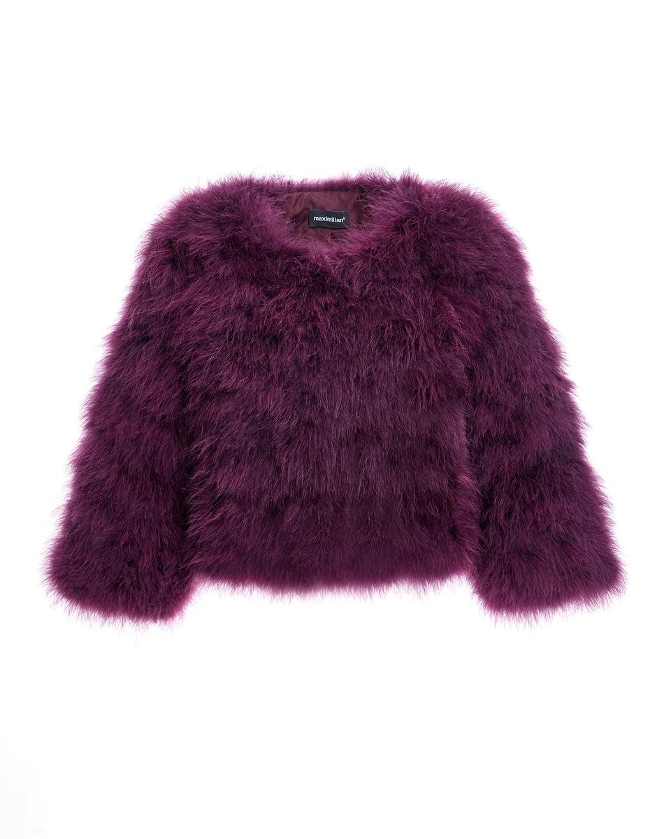 Collarless Feather Bolero Product Image