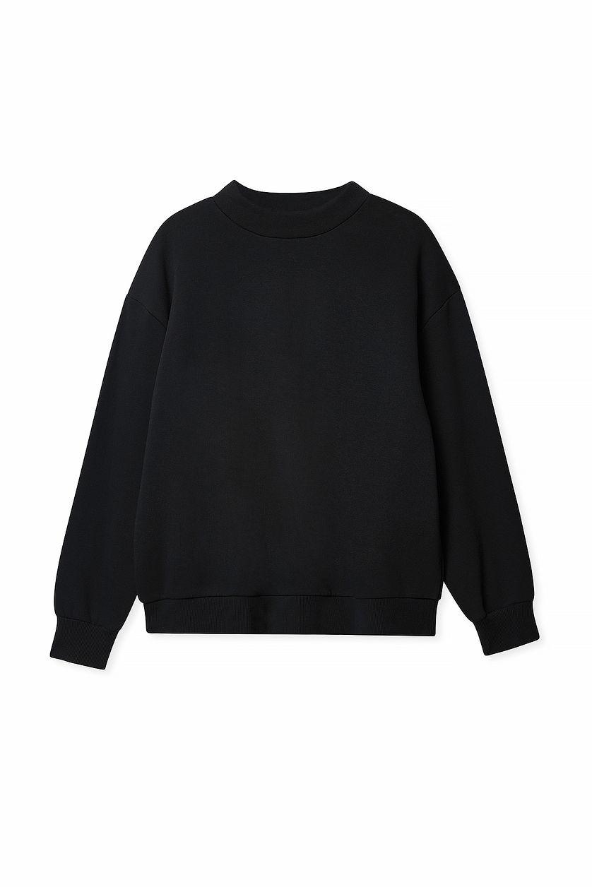 High Neck Detail Sweatshirt Product Image