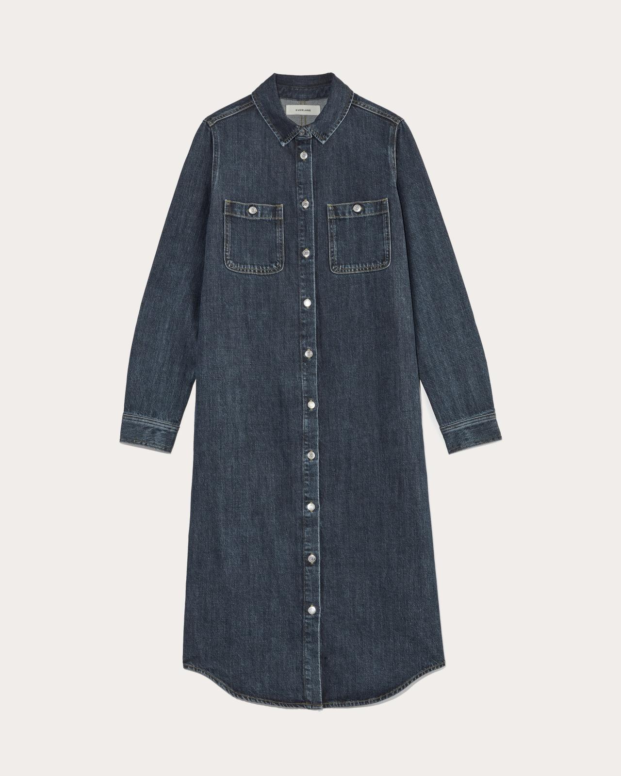 The Denim Shirtdress Product Image