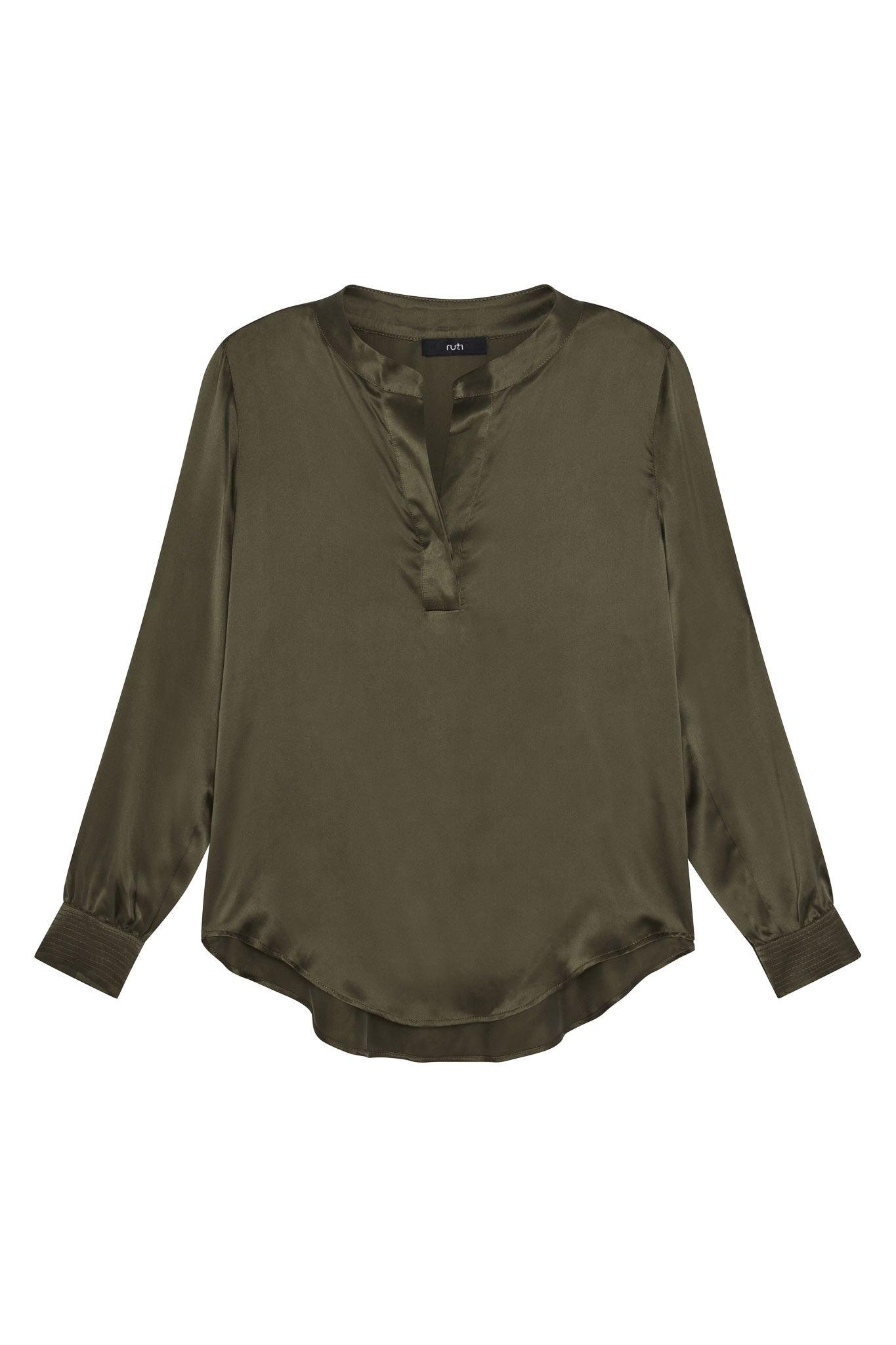 Not Too Loose Silk Blouse Product Image