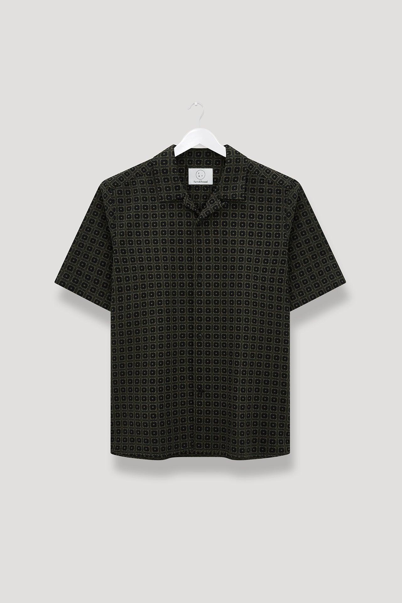 Box Jacquard Cabin Shirt Product Image