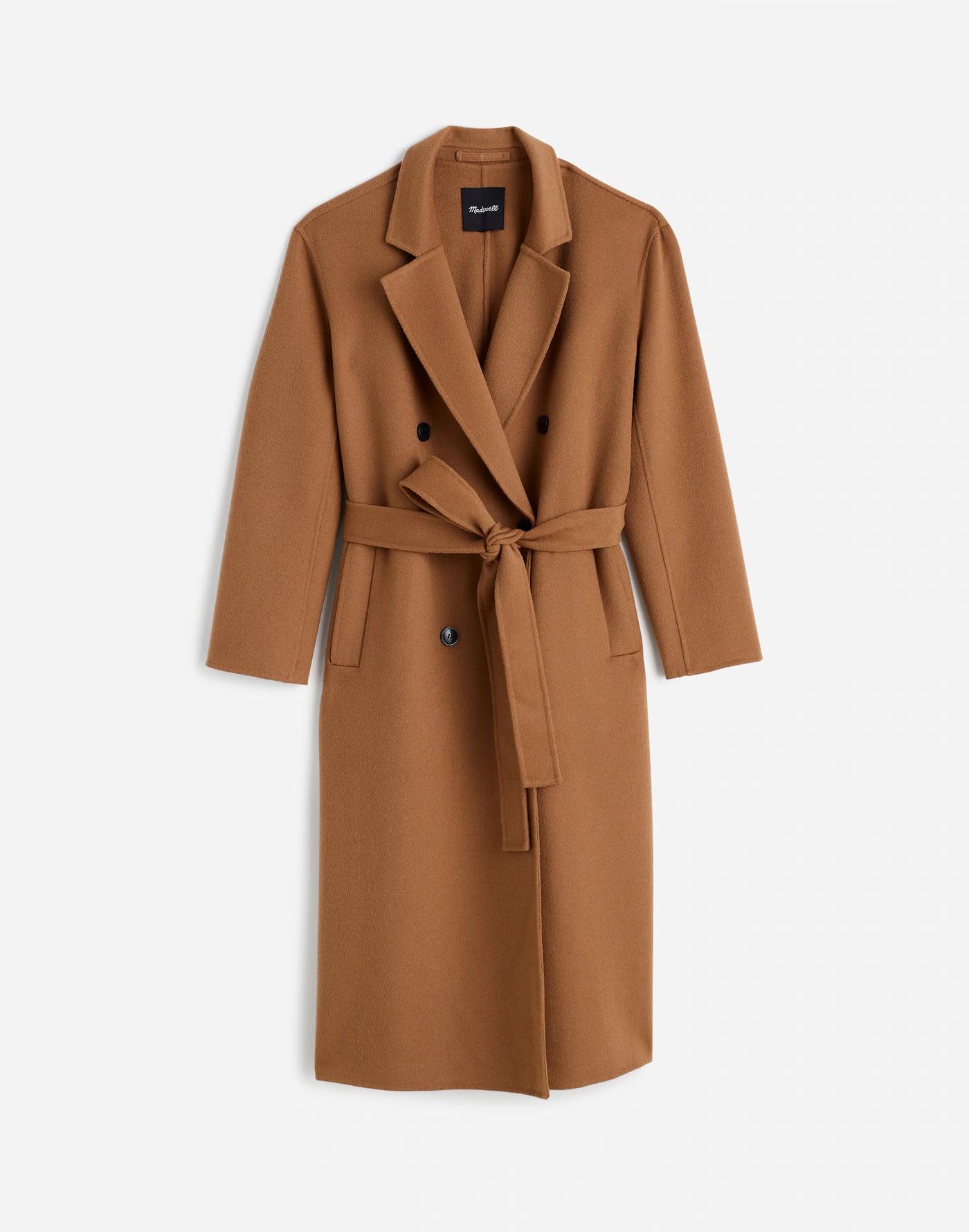 Double-Faced Brushed Long Coat Product Image