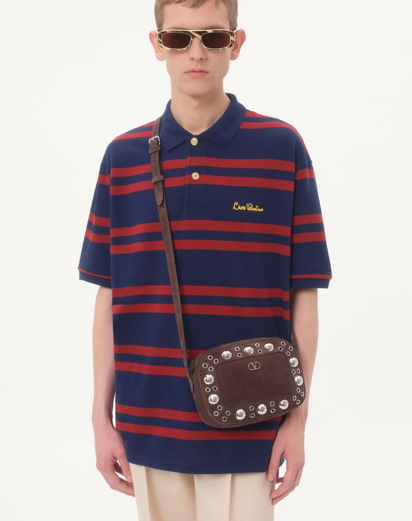 Valentino Garavani Nellcôte Suede Shoulder Bag Product Image